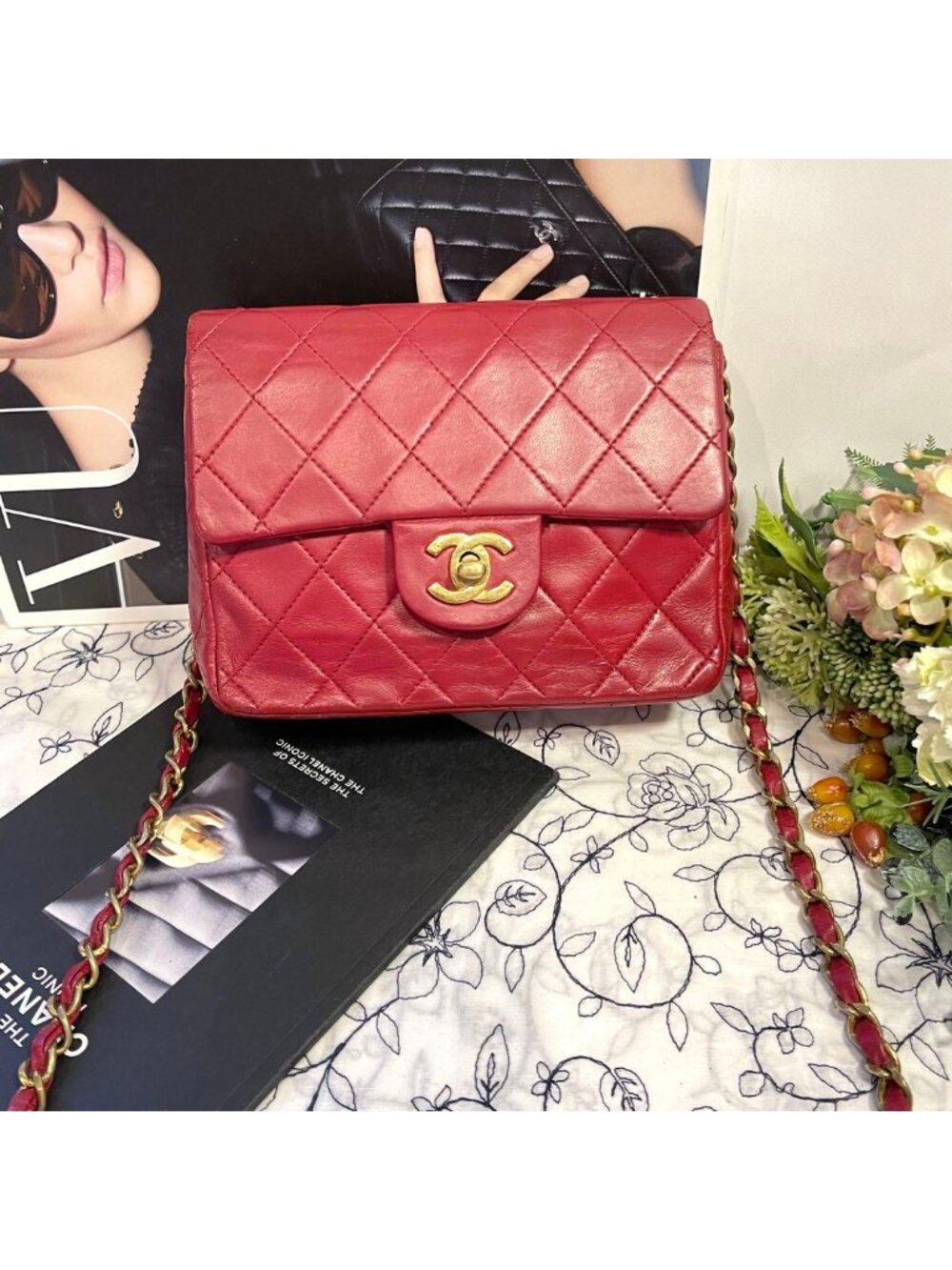 ★SOLD★ Chanel Vintage Quilted Double Flap - Picture 2 of 12